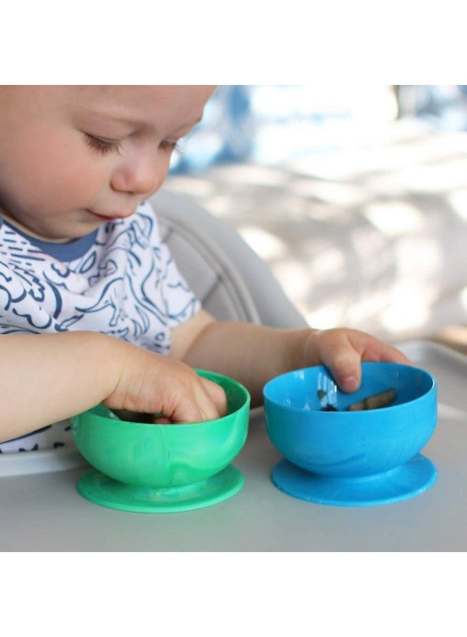 ChooMee Silicone Baby Suction Bowls | Non Slip Extra Strong Suction Base with Durable and Firm Bowl | Ideal for Infant and Toddler Baby Led Feeding | Small 2 CT - Image 4