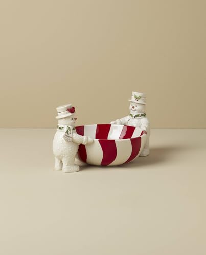 Lenox 896363 Happy Holly Days Treat Bowl Ivory Christmas Holiday Hosting - Image 3