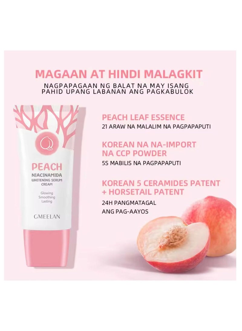 GMEELAN Gmeelan Peach Niacinamida Whitening Serum Cream  - Image 2