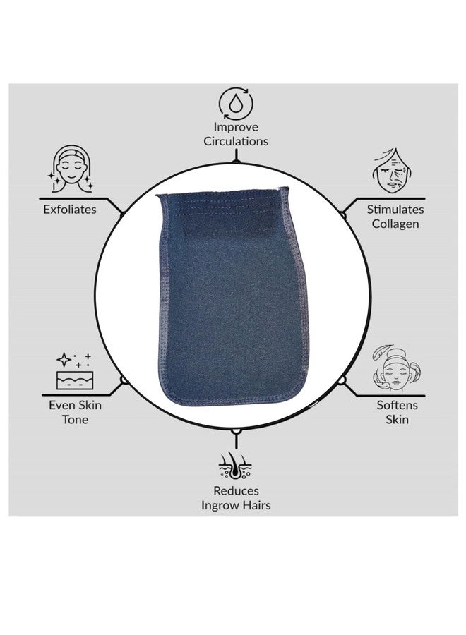 MobFest®Exfoliating Bath Glove high Lather Body Cleansing Scrubber For Men & Women | Skin Care | Fun Shower Time (M, 2) - Image 4