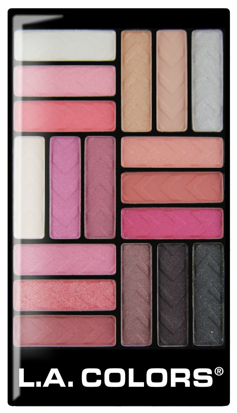 LA COLORS 18 Color Eyeshadow Palette Diva Glam CES748