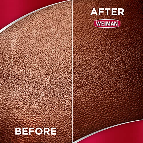 Weiman Leather Cleaner & Conditioner - 12 Fl Oz - Non Toxic Cleans Conditions and Restores Leather Surfaces - UV Protectants Help Prevent Cracking or Fading of Leather Couches Car Seats Shoes Purses - Image 4