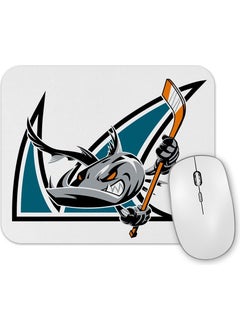 Baskı Dükkanı Print Shop Shark Hockey Team Logo Mouse Pad 