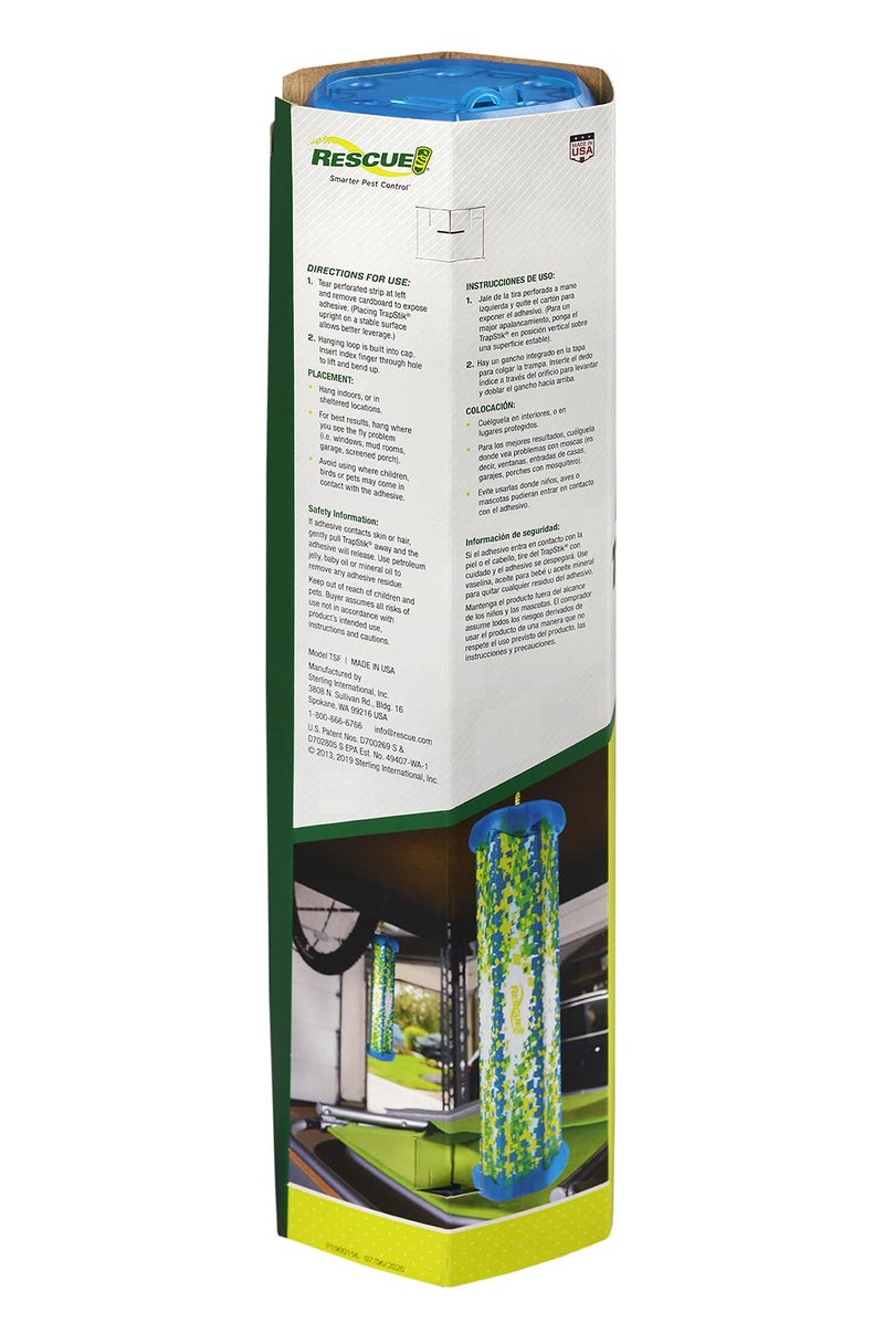 RESCUE! TrapStik for Flies â€“ Indoor Hanging Fly Trap - 8 Pack - Image 3