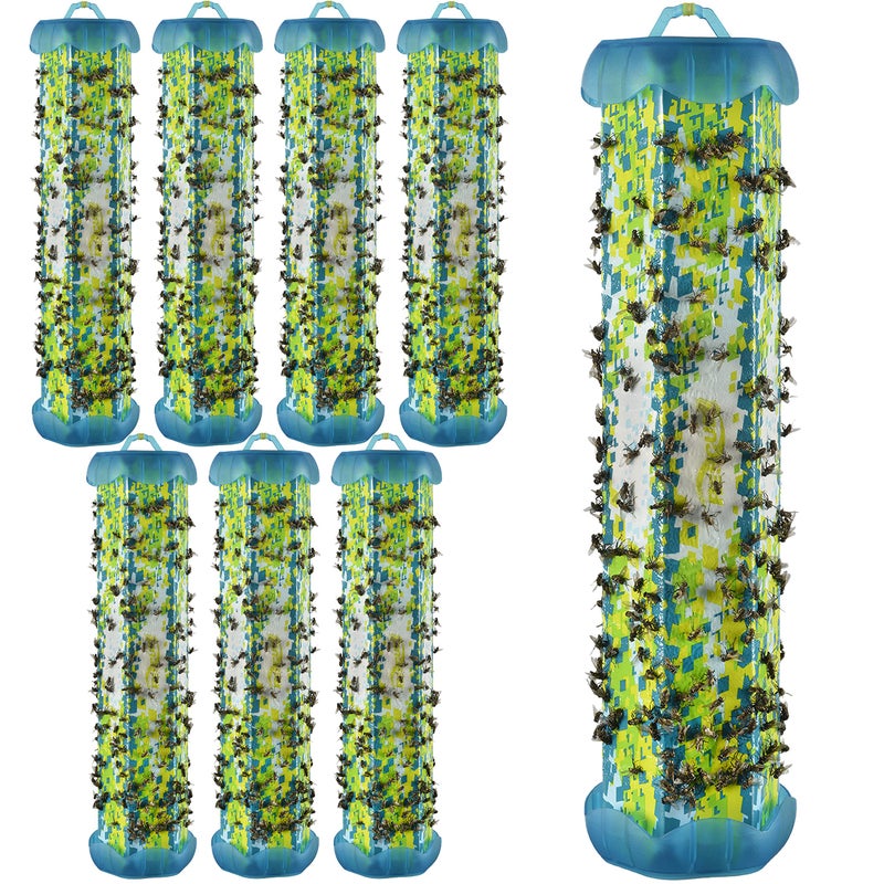 RESCUE! TrapStik for Flies â€“ Indoor Hanging Fly Trap - 8 Pack - Image 1