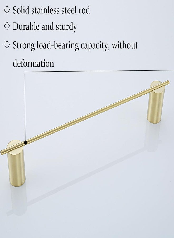 Random مجموعة أدوات الحمام الذهبية المصقولة عشوائية SUS304 من الفولاذ المقاوم للصدأ - مجموعة قضبان المناشف الذهبية المصقولة تشمل قضيب مناشف بطول 18 بوصة وحامل ورق تواليت و2 خطاف مناشف مثبتة على الحائط. - Image 5