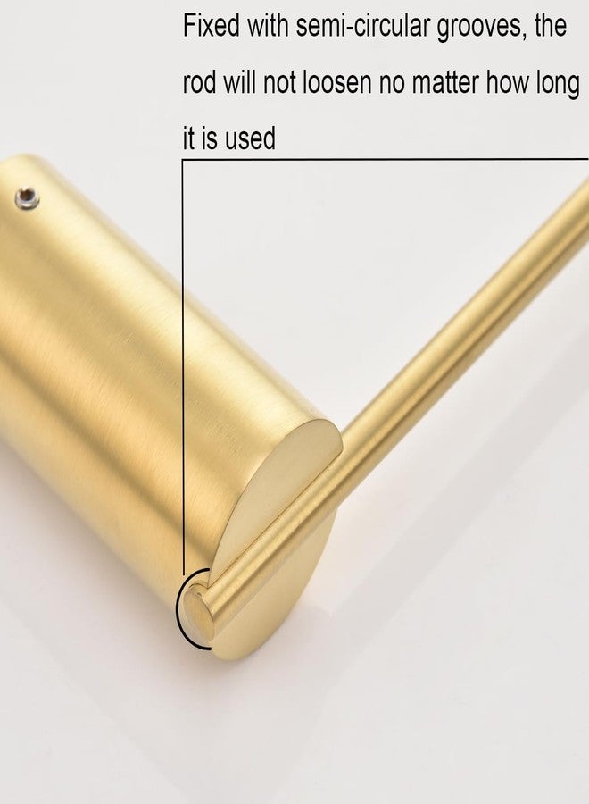 Random مجموعة أدوات الحمام الذهبية المصقولة عشوائية SUS304 من الفولاذ المقاوم للصدأ - مجموعة قضبان المناشف الذهبية المصقولة تشمل قضيب مناشف بطول 18 بوصة وحامل ورق تواليت و2 خطاف مناشف مثبتة على الحائط. - Image 4