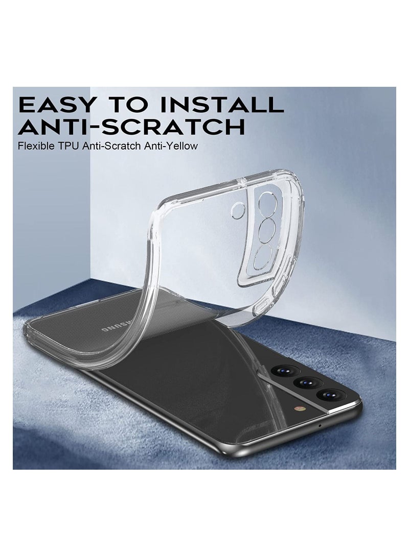 Rock Pow Samsung Galaxy S22 Case, Soft Slim TPU Shockproof Scratch-Proof Crystal Clear Case - Image 5