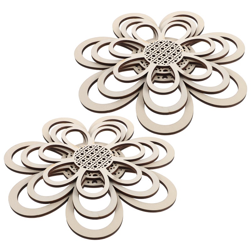 12 pcs Daisy Wall Art for Farmhouse Bathroom Decor Flower Hanging Plaque Boho Nursery Flowers Wall Decor - Image 4