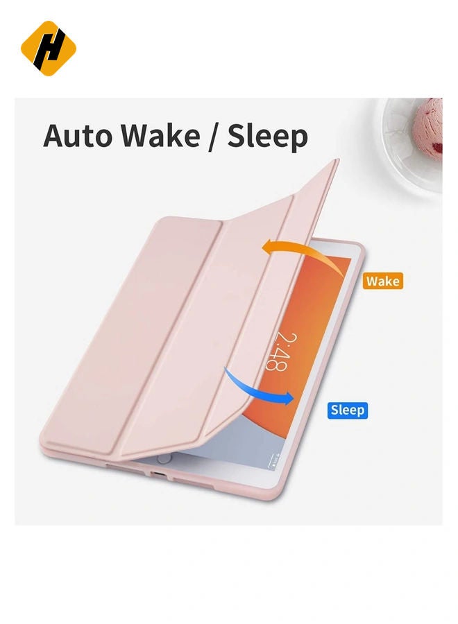 HuHa iPad 6th Generation Case, iPad 5th Generation Case with Pencil Holder, Premium Folio Folding Stand Smart Auto Wake/Sleep Protective Tablet Case Cover for Apple iPad 9.7 Inch 2018/2017  - Image 3
