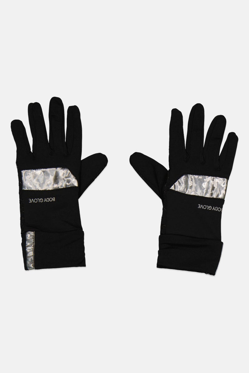 Body Glove Women 1 Pair Brand Logo Gloves, Black  - Image 1