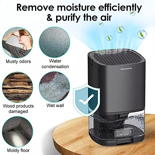 Techzere Electric Dehumidifier 350ml/Day With 1000 ml Water Tank Capacity 45 Watts for Small Rooms & Spaces - Image 3