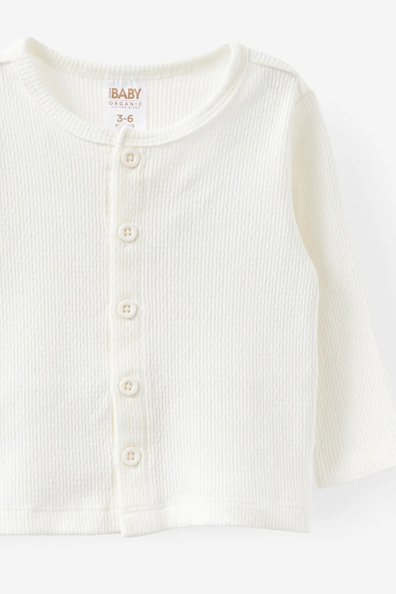 Cotton On Organic Pointelle Cardigan