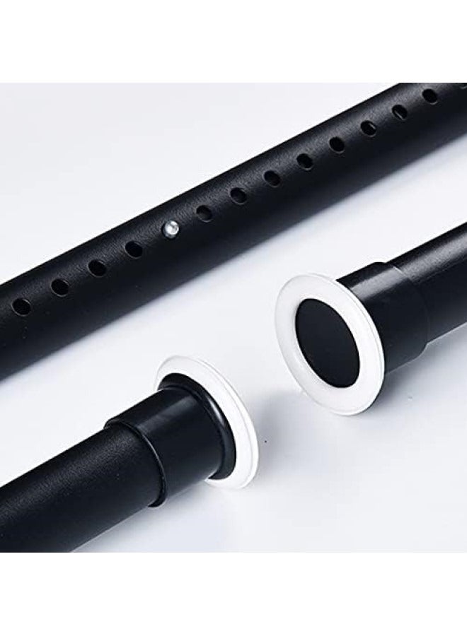 GUDOO قضيب ستارة دش متوتر قضيب ستارة نافذة قابل للتعديل قضيب شد خزانة شديد التحمل منظم ملابس معلق قابل للتعديل لخزانة الحمام والشرفة قضبان الخزانة بدون حفر رف فاصل للغرفة - Image 2