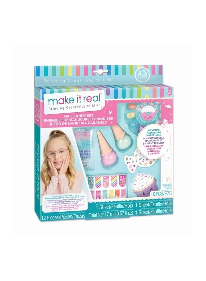 ميك إت ريل اجعله طلاء أظافر حقيقي بزخرفة حلوى - Image 1