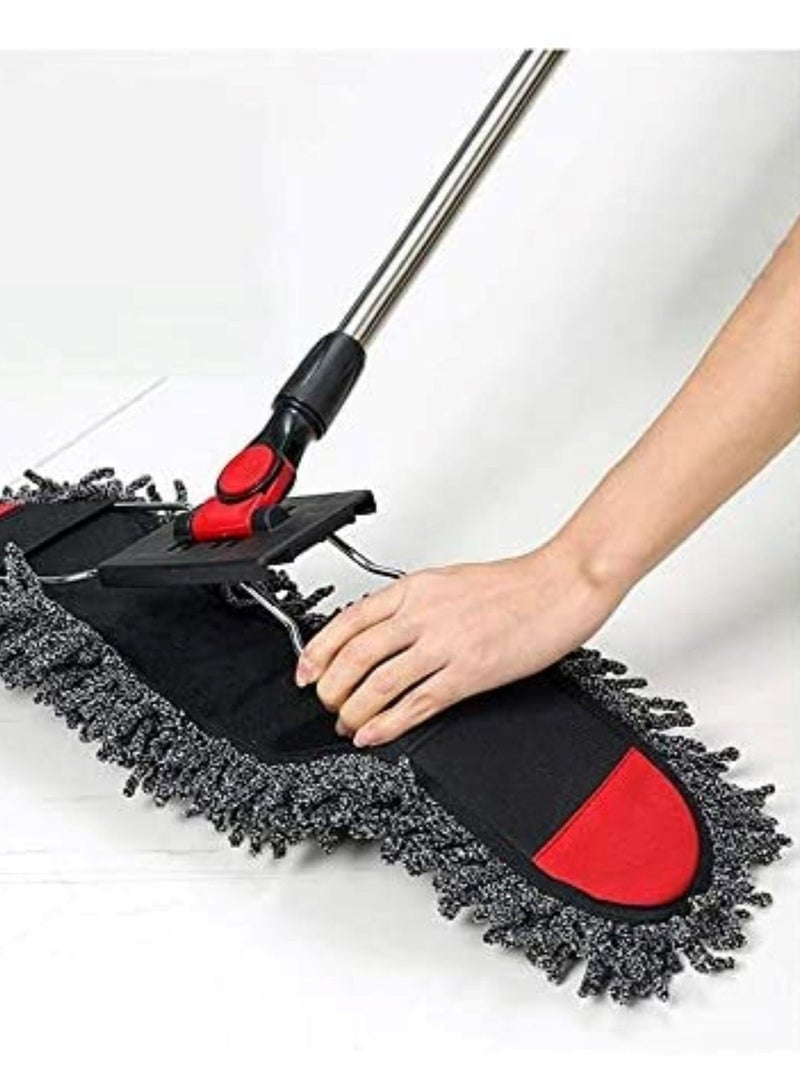 المفرج ممسحة مسطحة لتنظيف الأرضيات بقطعة قماش قطنية مقاس 60 سم - Image 2