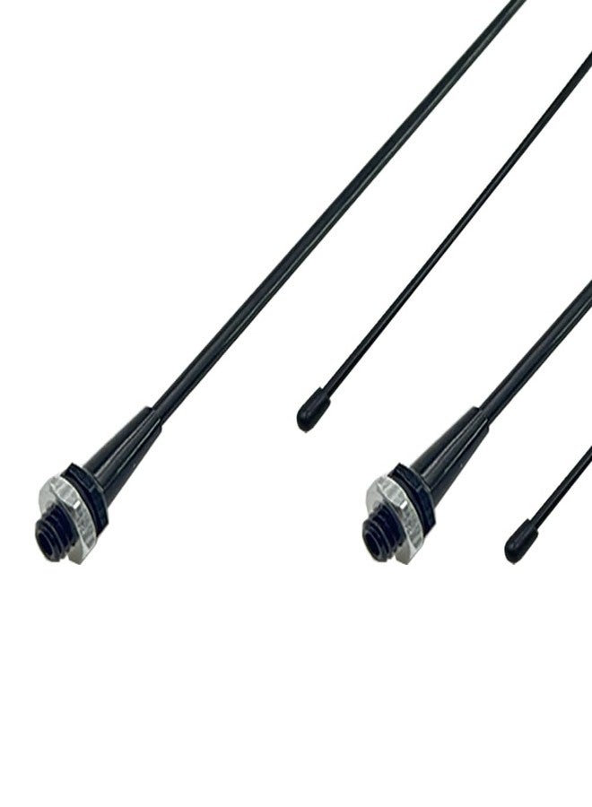 URIMPAVIDO 2PCS RC Boat Plastic Antenna Base Tube Sleeve with M6 Aluminium Antenna Base and Cap for RC Boat Ship Car Truck DIY Model Boat Building Accessories (Black, 320mm Length) - Image 2