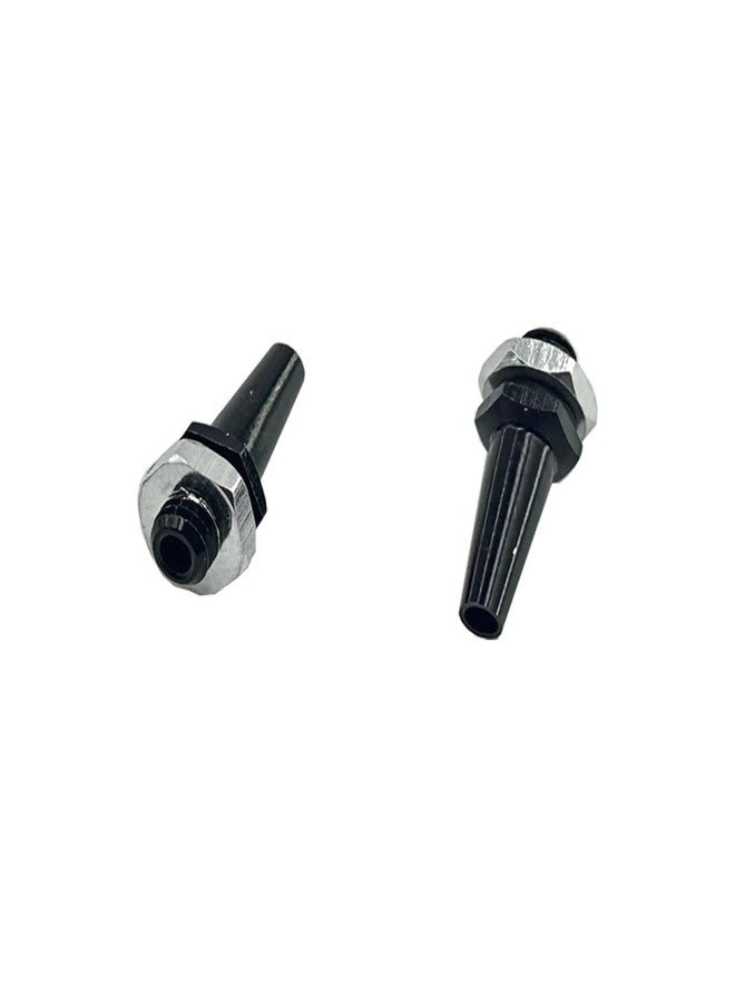 URIMPAVIDO 2PCS RC Boat Plastic Antenna Base Tube Sleeve with M6 Aluminium Antenna Base and Cap for RC Boat Ship Car Truck DIY Model Boat Building Accessories (Black, 320mm Length) - Image 3