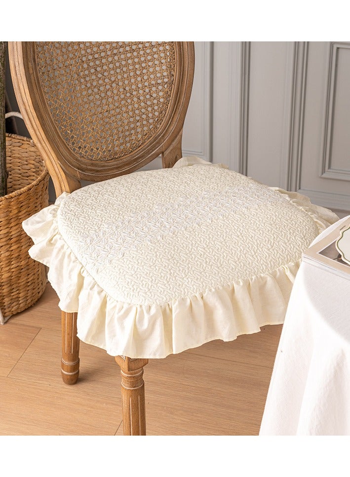 EBMINI New Four Seasons Universal Lace Embroidered Chair Cushion  - Image 1