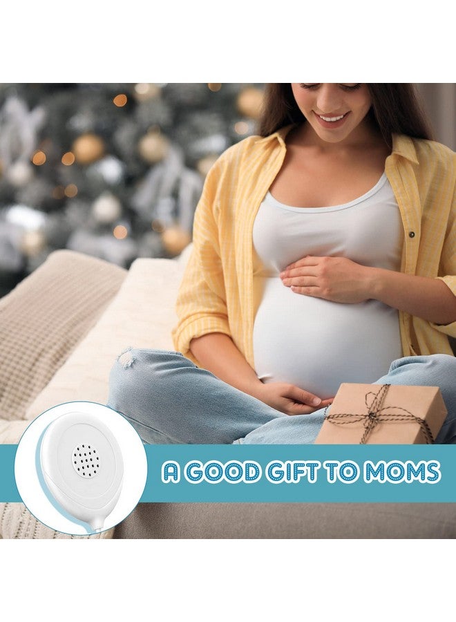 Konohan 8 Pcs Baby Bump Headphones Set Belly Headphones for Pregnant Women White Belly Speakers Women for Pregnancy Safely Play Music, Sounds, and Voices to Your Baby in The Womb - Image 5
