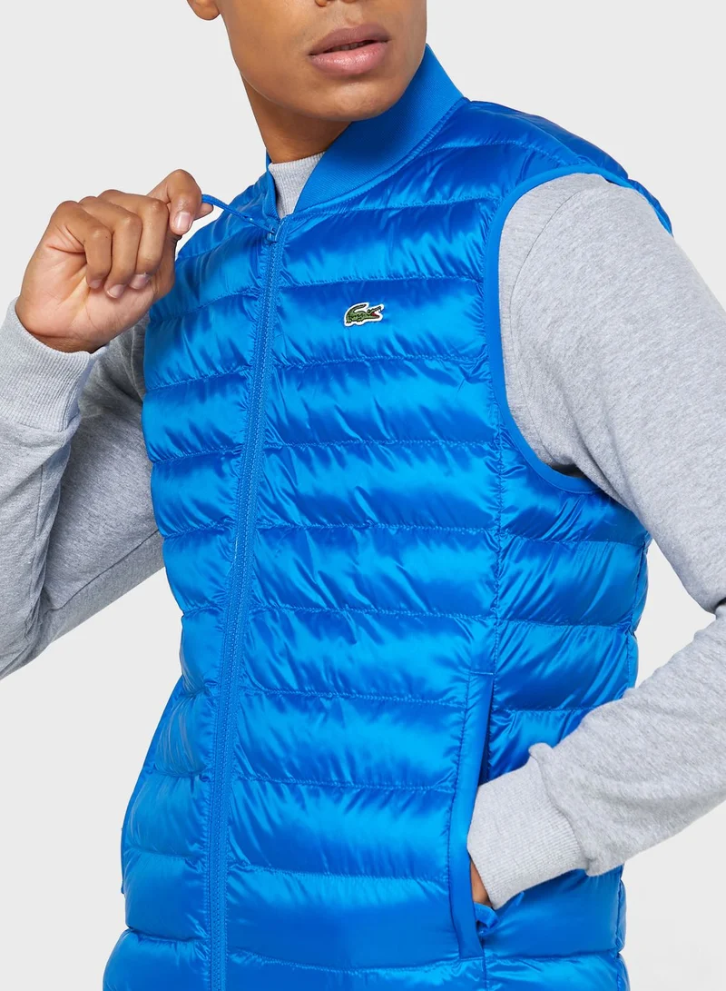 LACOSTE Water-Repellent Puffer Vest