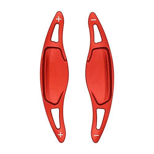 Ysbxitu Aluminum Alloy Car Steering Wheel Shift Paddle fit for Kia Stinger CK K8 GT GT1 GT2 EX Hatchback Paddle Shifter Extension Accessories Interior Decoration Accessories Red - Image 1