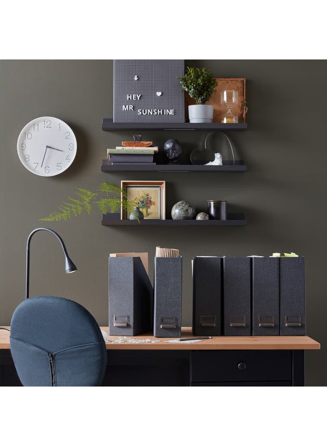 Modern White Wall Clock, Minimalist Decorative Silent Analog Clock, Battery-Operated for Home and Office - Image 2