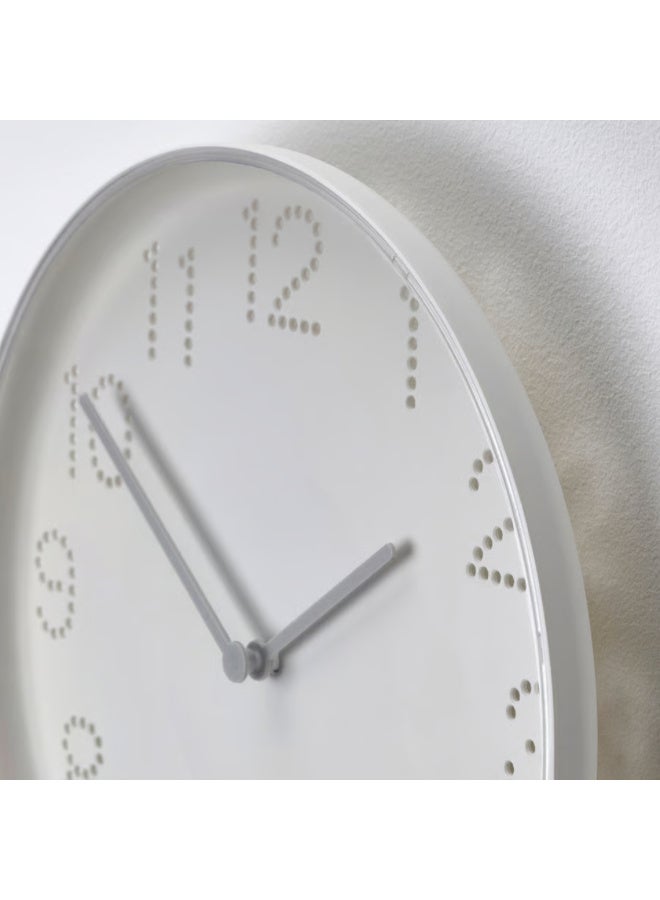 Modern White Wall Clock, Minimalist Decorative Silent Analog Clock, Battery-Operated for Home and Office - Image 5