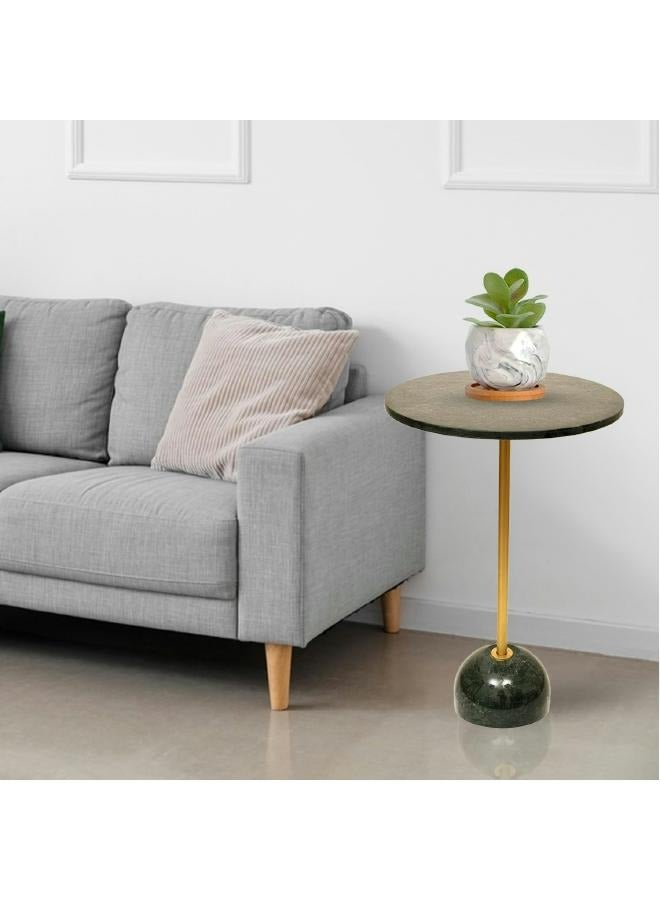 لوفت نيما,طاولة جانبية,دائرية,D35.5XH58CMS,رمادي,رخام-194642 - Image 1