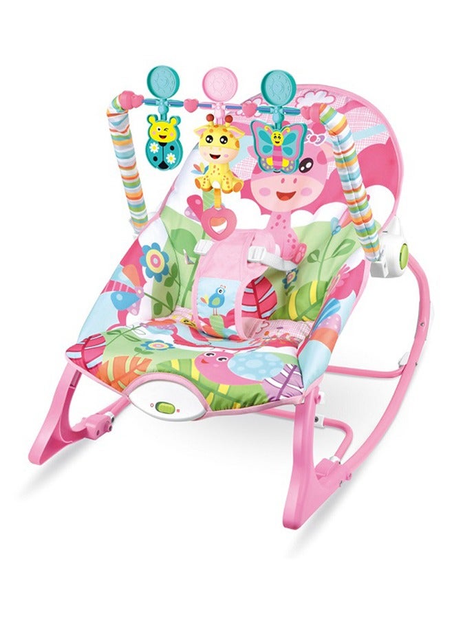 Tiibaby Infant To Toddler Rocker With Music & Vibration
