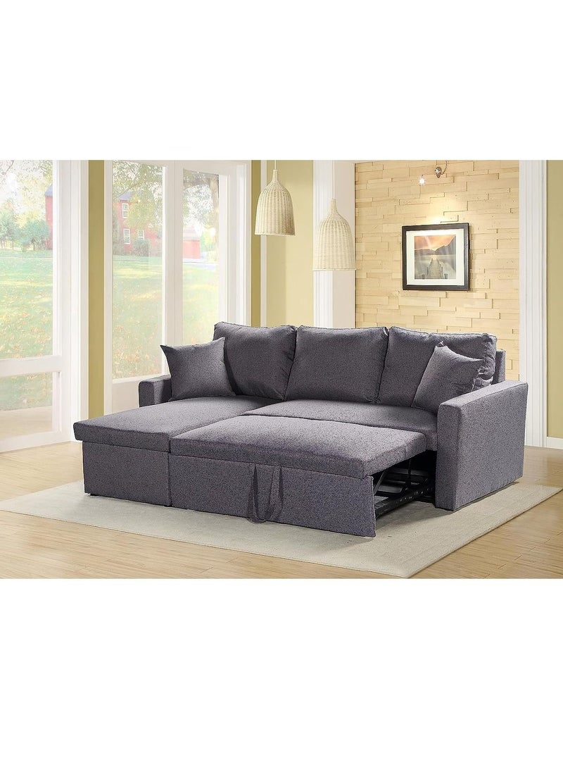 Diwan Sofa Cum Bed With Cushions L-Shaped Storage Space Convertible Living Room Furniture 5 Seaters Grey - pzsku/Z7E0DC405632DBD4AE4ECZ/45/_/1694004532/2664b920-92c5-4491-8f35-9892acfa9cc3