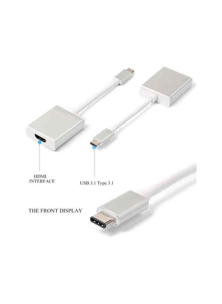 محول USB 3.1 Type-C إلى HDMI بدقة 1080 بكسل – لتوصيل الأجهزة بشاشات العرض عالية الوضوح - Image 2