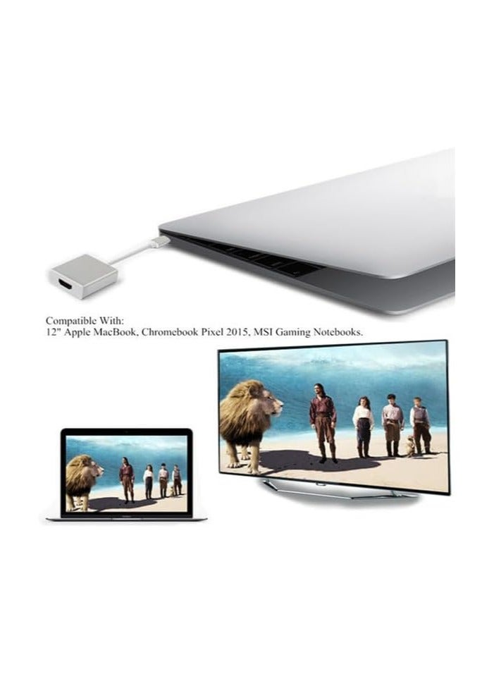 محول USB 3.1 Type-C إلى HDMI بدقة 1080 بكسل – لتوصيل الأجهزة بشاشات العرض عالية الوضوح - Image 3