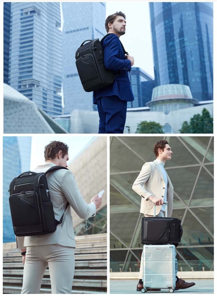 ARCTIC HUNTER Professional Business Travel Backpack, College Book Bag with Laptop and Tablet Compartment for Men  - Image 2