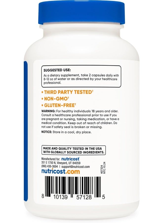 Nutricost Berberine HCI with Ceylon Cinnamon Capsules - Image 4