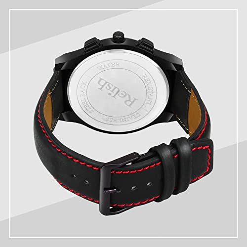 Relish Faux Leather Black Dial Analog Watch, Pu Wallet With Perfume For Men Combo Pack | Birthday, Diwali Gifts | Re-Pe513Ww - Image 4