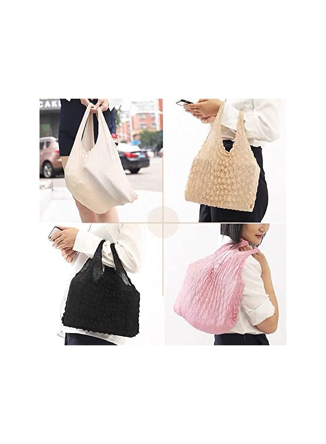 Zaboon Magic Stretch Bag Pleated Bag Portable Reusable Large Capacity Retractable Eco Shopping Bags Fruit Vege Grocery Bag - Image 3