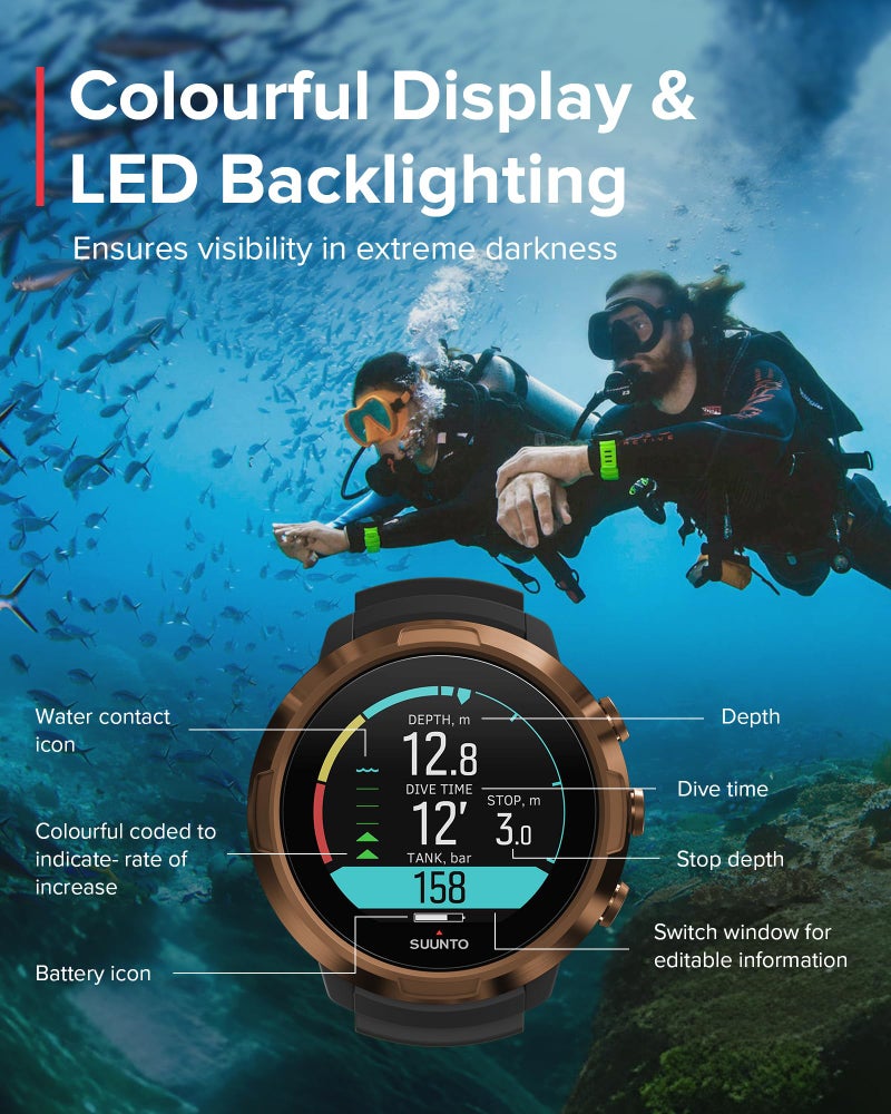 Suunto ساعة غوص سوينتو D5 الملونة - Image 3