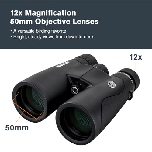 CelestronNature DX ED 12x50 Premium Binoculars ExtraLow Dispersion Objective Lenses Outdoor and Birding BinocularFully MultiCoated with BaK4 PrismsRubber Armored Fog Waterproof Binoculars - Image 3