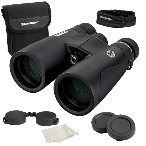 CelestronNature DX ED 12x50 Premium Binoculars ExtraLow Dispersion Objective Lenses Outdoor and Birding BinocularFully MultiCoated with BaK4 PrismsRubber Armored Fog Waterproof Binoculars - Image 1