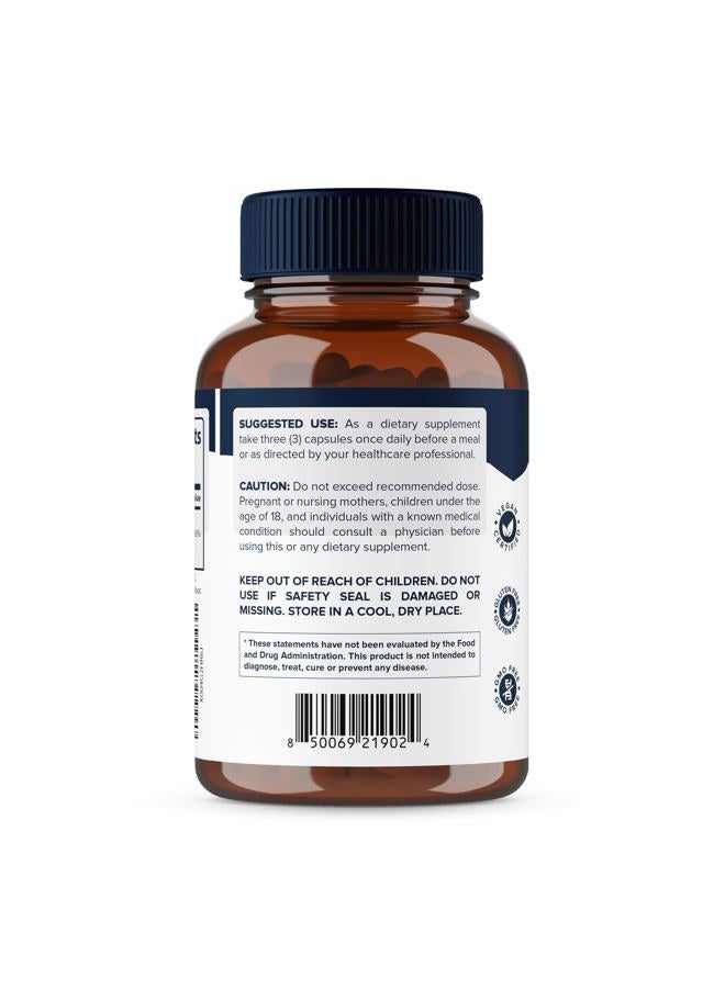 NutriLife Magnesium Glycinate 275 mg – High Absorption Magnesium Supplement – Supports Muscle & Nerve Health, Stress Relief & Better Sleep – 90 Vegan Capsules – Non-GMO, Gluten-Free, Made in USA - Image 3