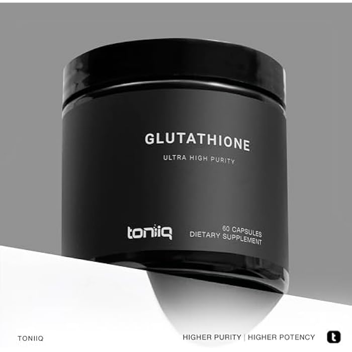 Toniiq Ultra High Strength Glutathione Capsules - 1000mg Concentrated Formula - 98%+ Highly Purified and Bioavailable - Non-GMO Fermentation - 60 Capsules Reduced Glutathione Supplement - Image 4