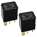 Casalytics Relay ACM33221 Set of 2 Multipurpose Automotive Relay 12VDC 4Pins Compatible with CM1aF12V CM1aR12VH78 - Image 2