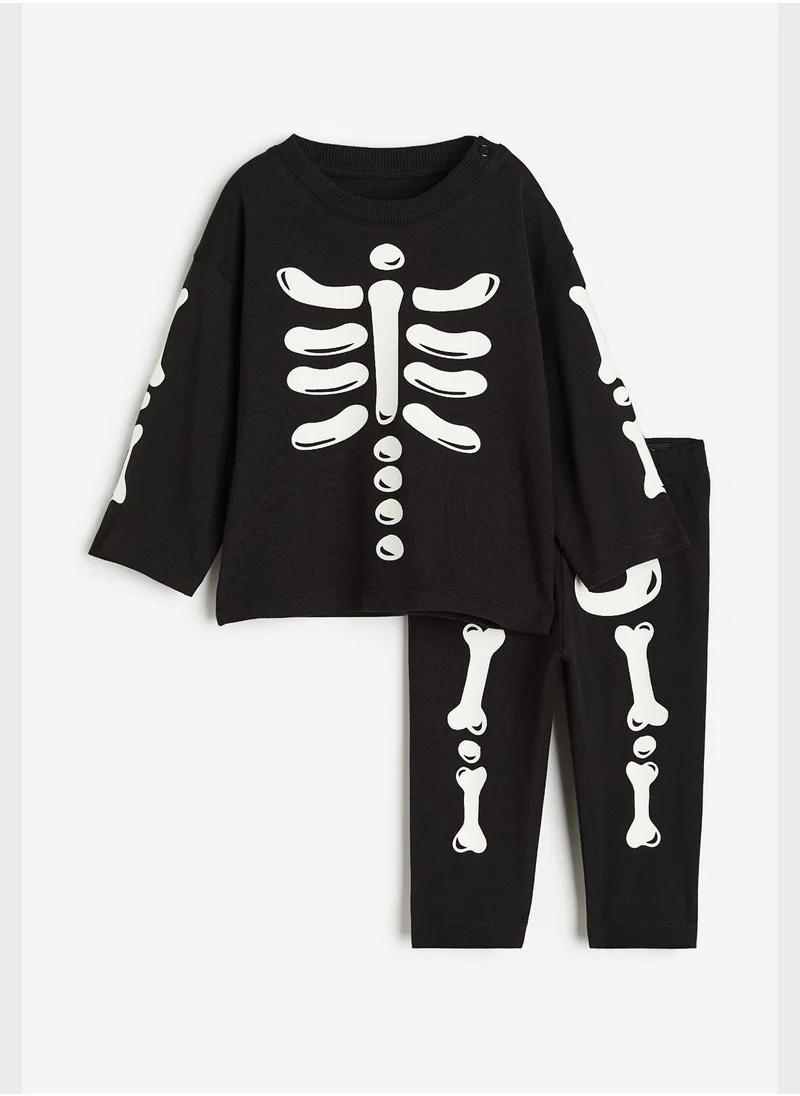 H&M Infant Printed Pyjama Set
