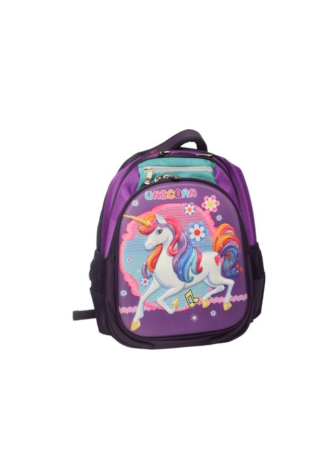 Magic Unicorn School Trolley Backpack - 4993T  - Image 1