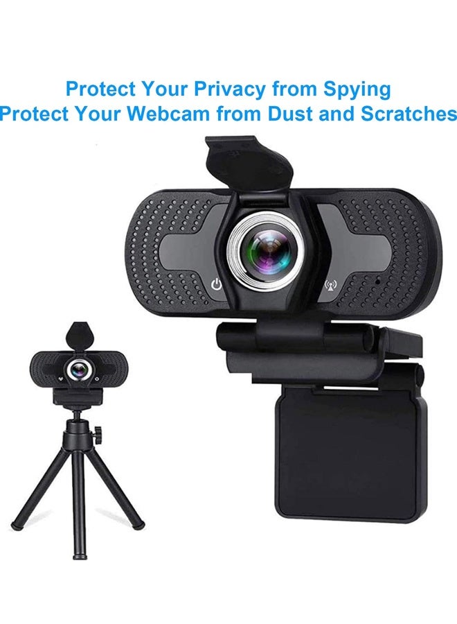 2 Pack Desktop Computer External Webcam Lens Covers Shutter Cap Hood, Streaming Web Camera Privacy Cover Clip Compatible - Image 5