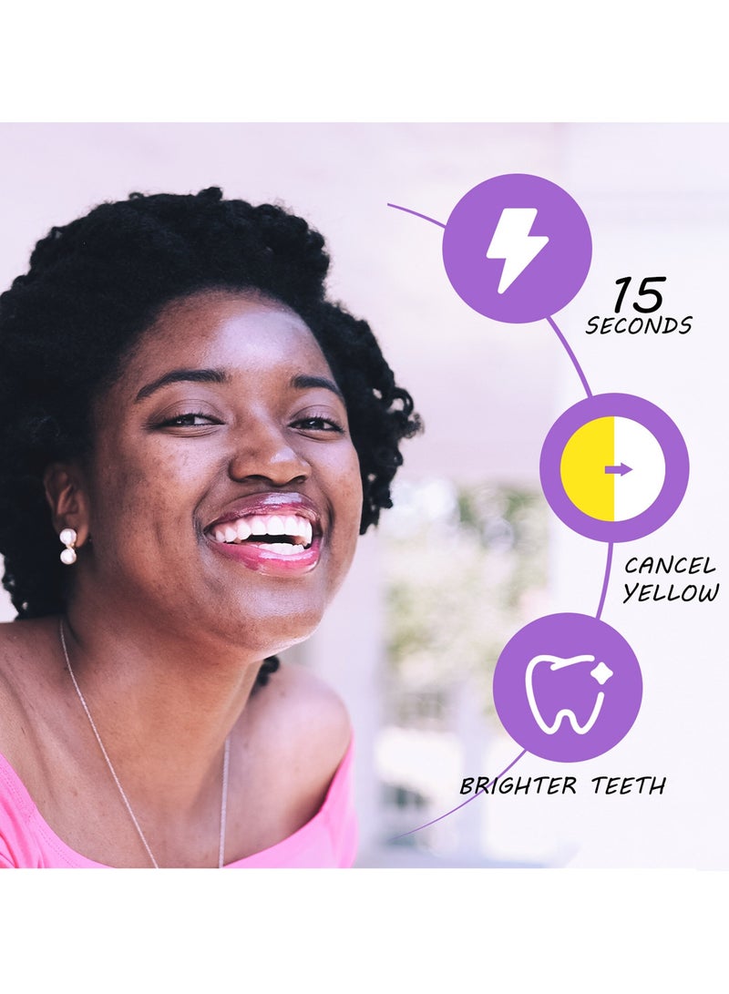 Lanthome Tooth Whitening Oral Care Breath Purple Mousse Fresh Breath Purple Bright White Toothpaste Tooth Cleaning Foam V34 Series 1 - Image 4