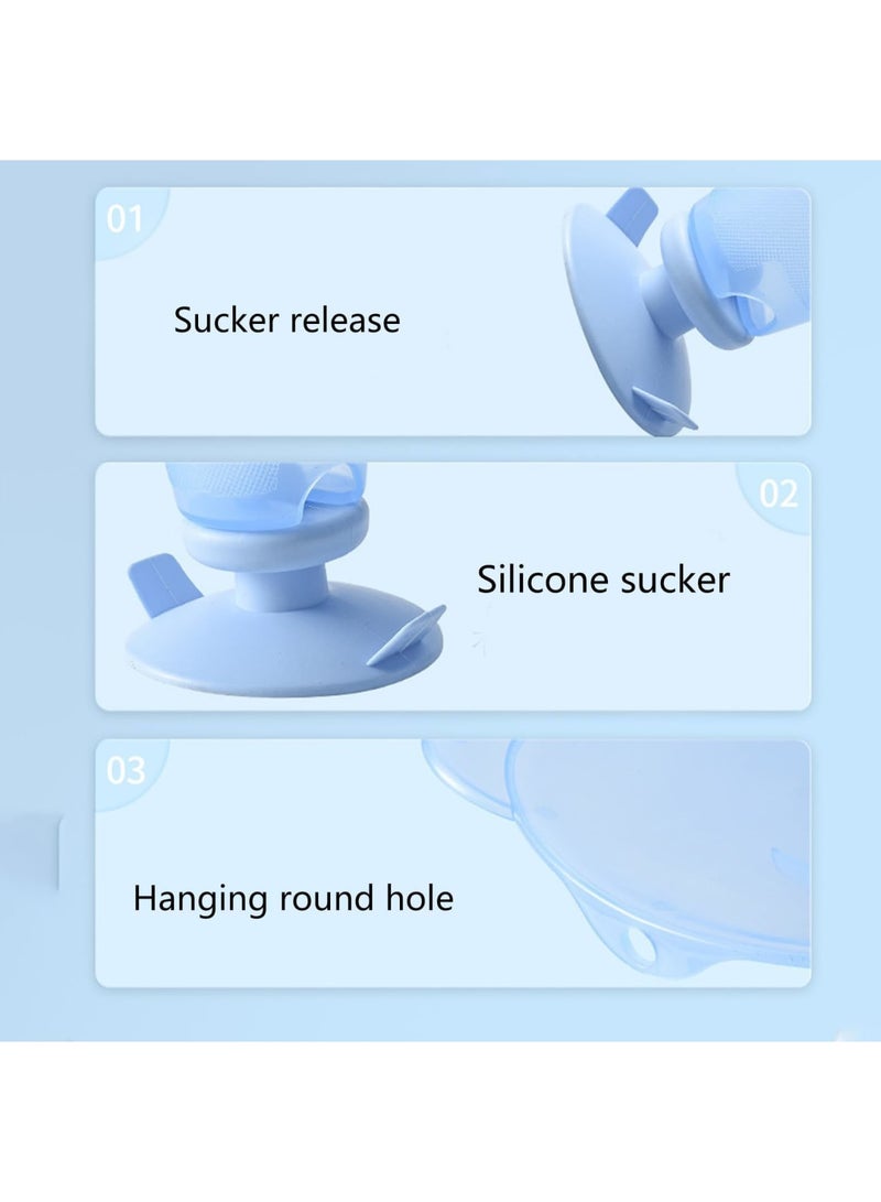 SYOSI Portable Infant Bath Support, Quick Baby Buttock Washing Tool for Sinks, Countertops, and Bathtubs, Lightweight and Convenient for Daily Baby Care, Ideal for Parents and Caregivers (White) - Image 5