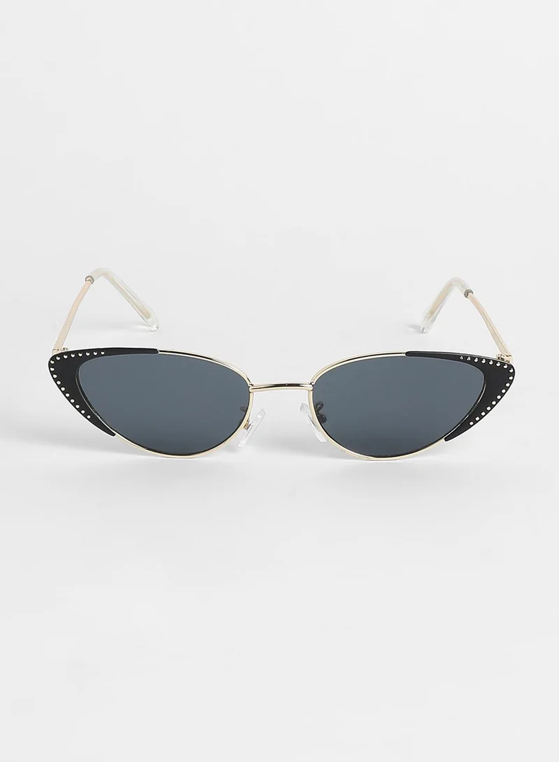 Haute Sauce The Studded Cateye Sunglasses