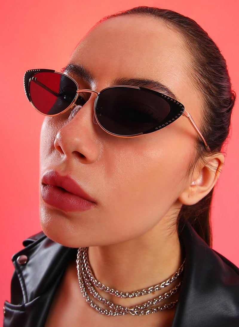 Haute Sauce The Studded Cateye Sunglasses  - Image 2